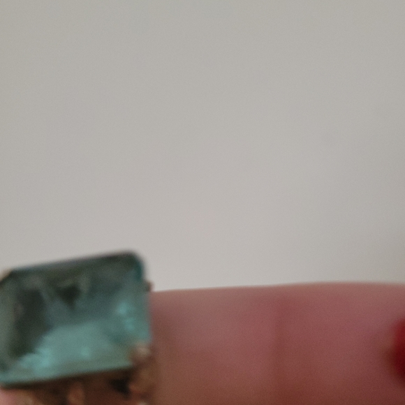 Silpada aqua blue statement ring 7 - Picture 5 of 8